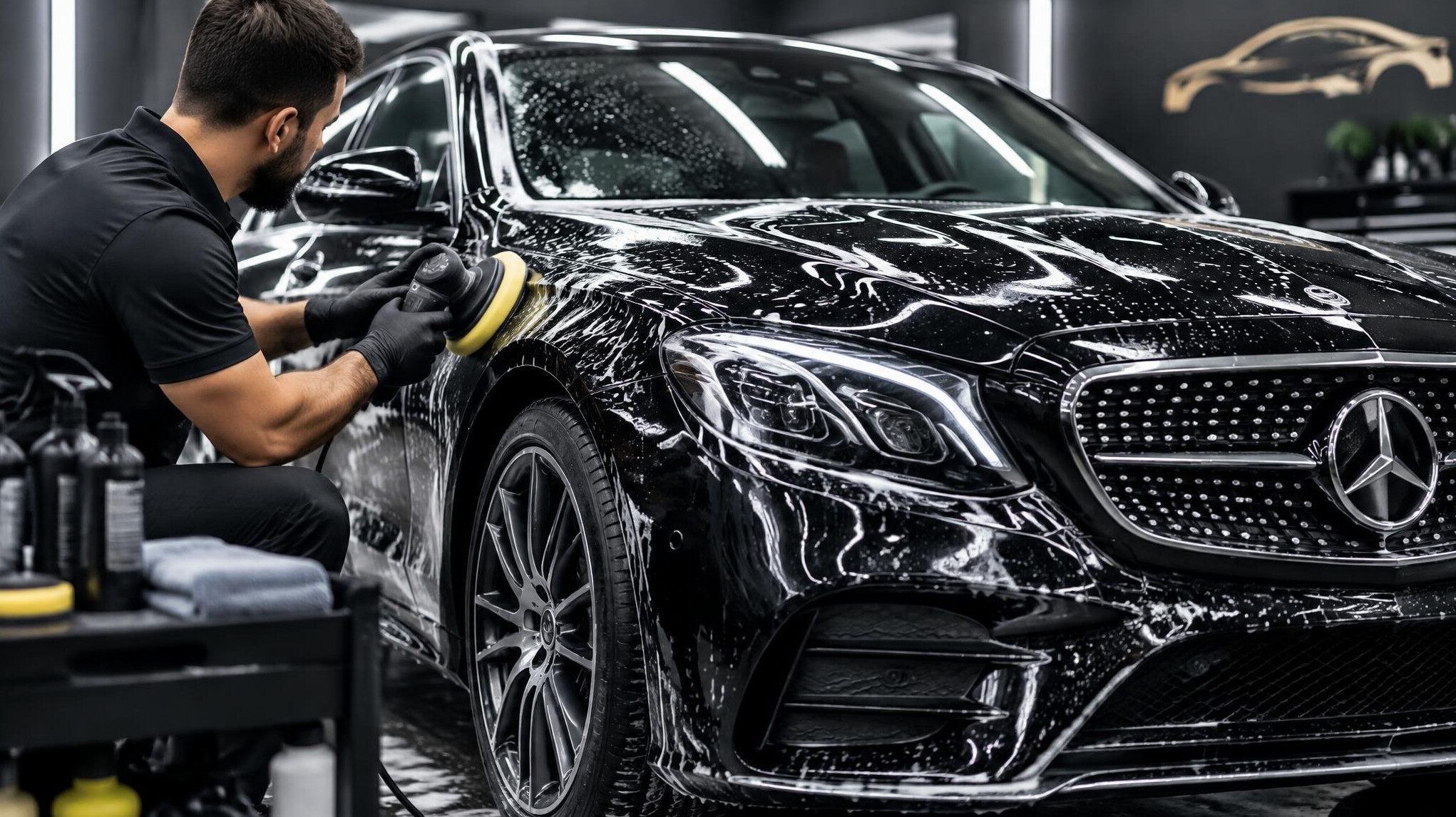 luxury car washing