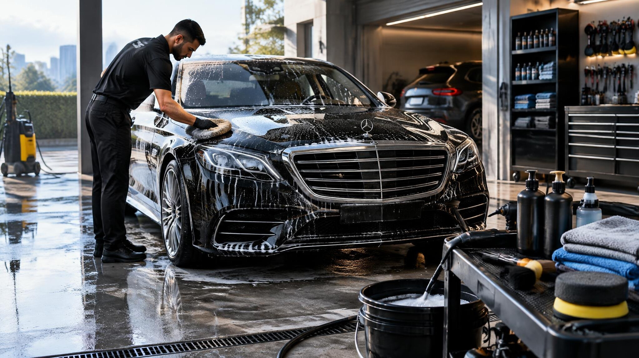 luxury car exterior